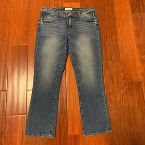 Loft kick crop jeans